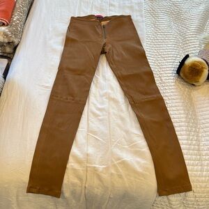 Alice + Olivia lamb leather stretchy pants in size M (fits size US 6-8)